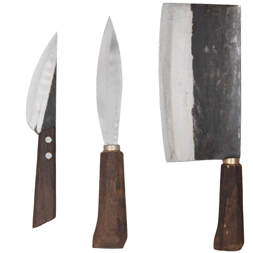 Authentic Blades BBQ Set - Messerset ohne Verpackung