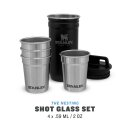 Stanley Adventure Shot Glass Set 4 x 59 ml, schwarz